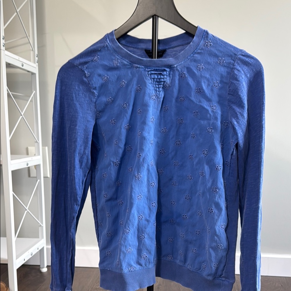 Lucky Brand Blue Long Sleeve Tee